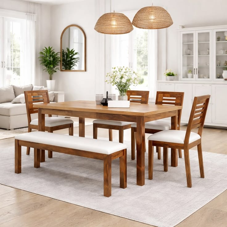 Wooden Dining Bench